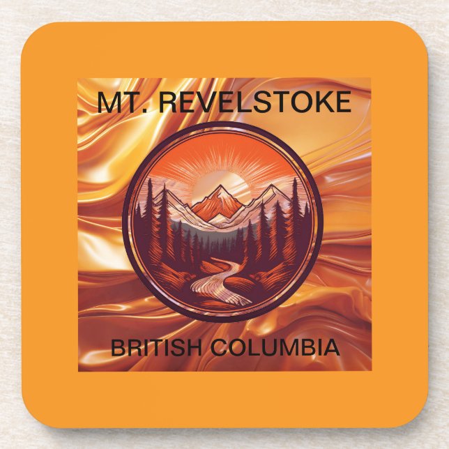 Mt. Revelstoke British Columbia Coaster (Front)