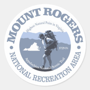 Mt Rogers NRA Classic Round Sticker