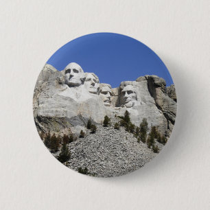 Mt Rushmore 6 Cm Round Badge