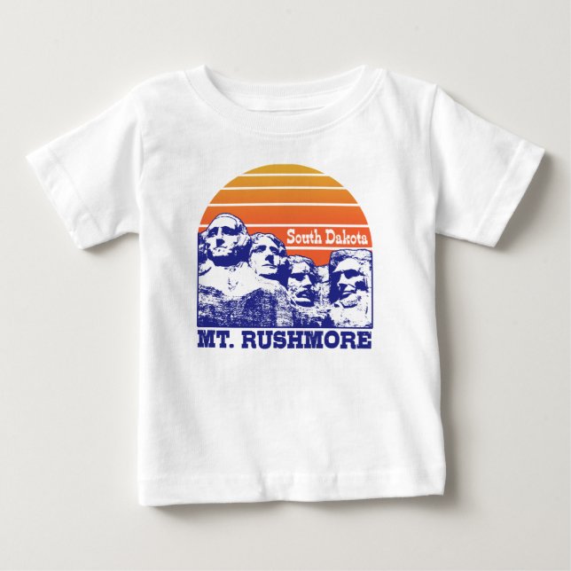 Mt. Rushmore Baby T-Shirt (Front)