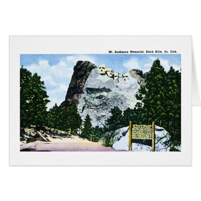 Mt. Rushmore Memorial, South Dakota (Front Horizontal)