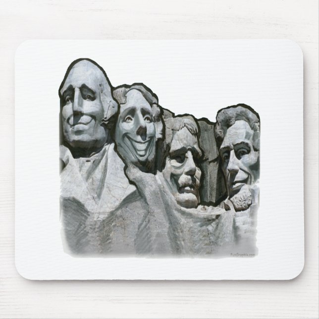 Mt Rushmore Mouse Mat (Front)