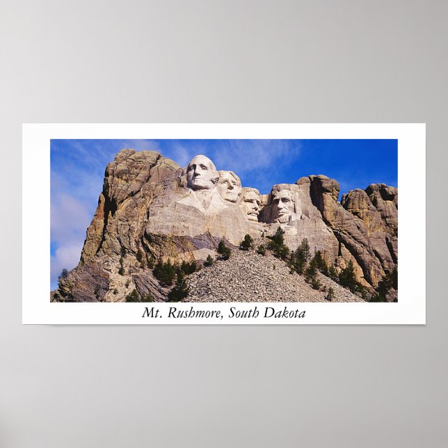 mt. rushmore, Mt. Rushmore, South Dakota Poster (Front)