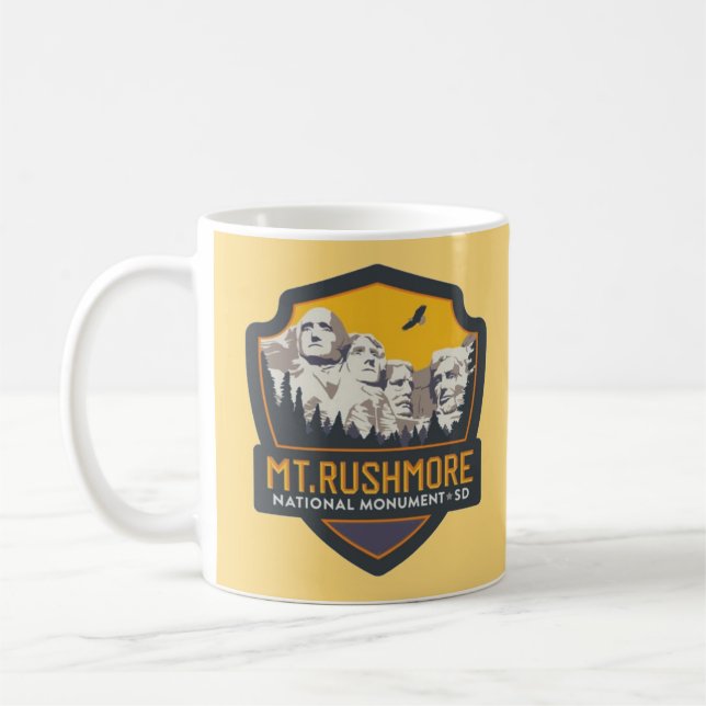 Mt Rushmore National Memorial Mug (Left)