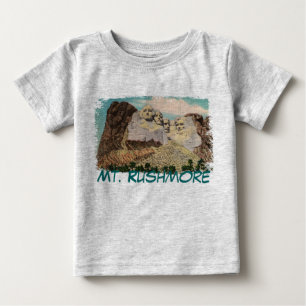 Mt. Rushmore Painted Baby Shirt