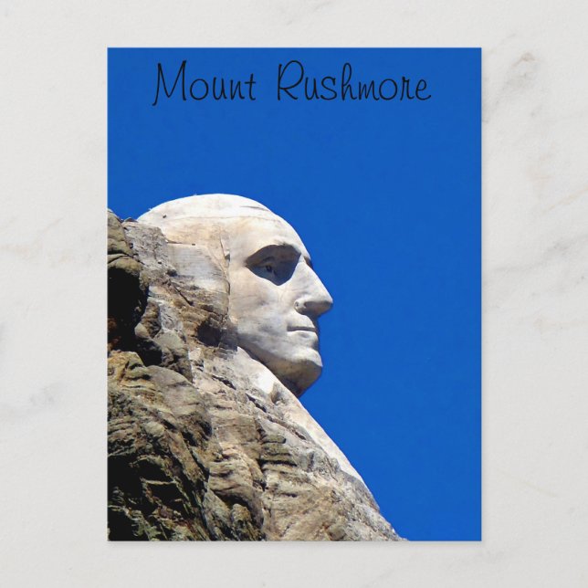 Mt Rushmore postcard (Front)