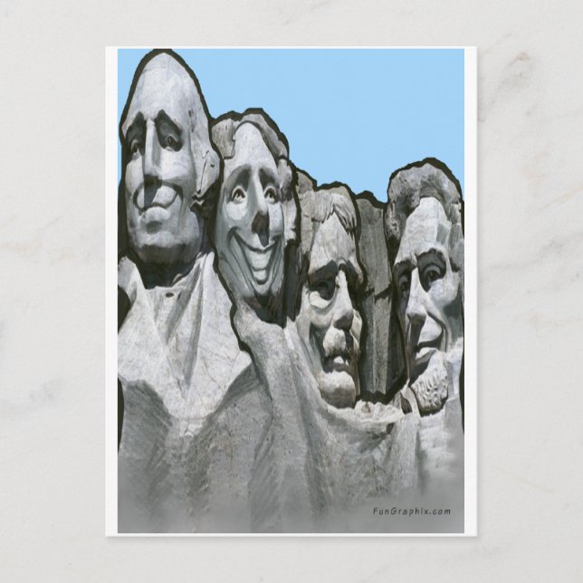 Mt Rushmore Postcard (Front)