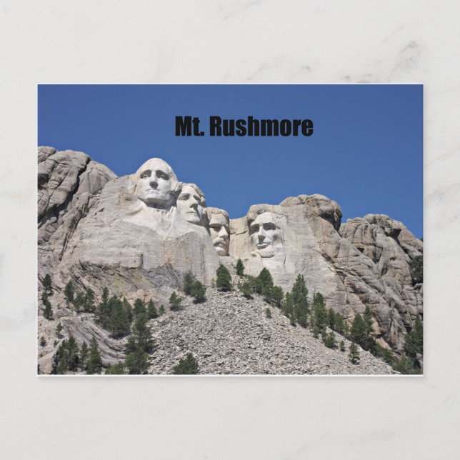 Mt. Rushmore Postcard (Front)