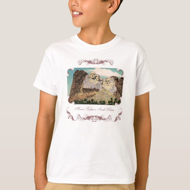 Mt. Rushmore Victorian Kid's Shirt (Front)