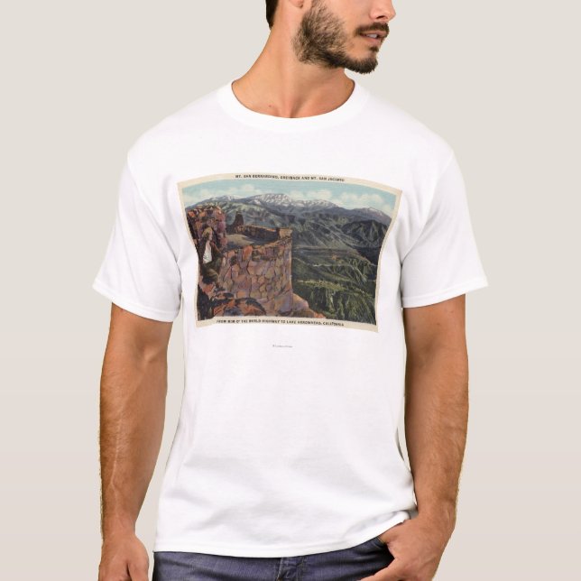 Mt. San Bernardino, Rim O' The World Hwy T-Shirt (Front)
