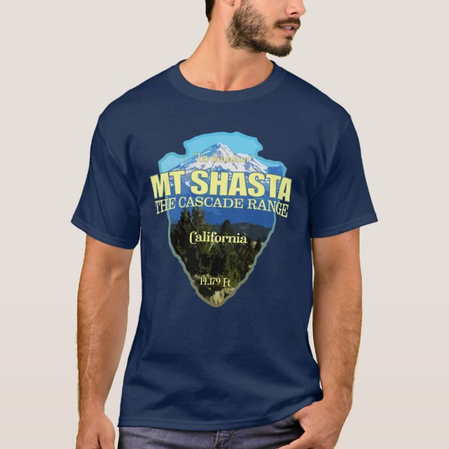 Mt Shasta (arrowhead) T-Shirt (Front)