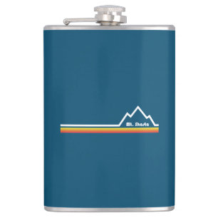 Mt. Shasta California Hip Flask