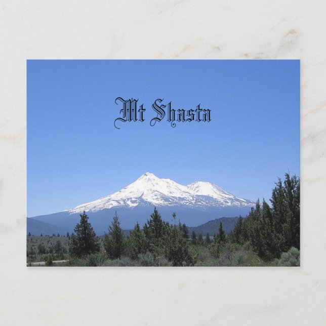 Mt. Shasta, California Postcard (Front)
