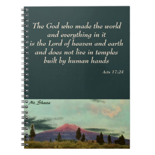 Mt. Shasta Christian Notebook