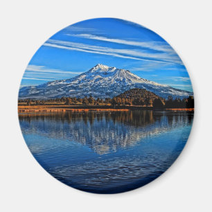 MT SHASTA REFLECTED MAGNET