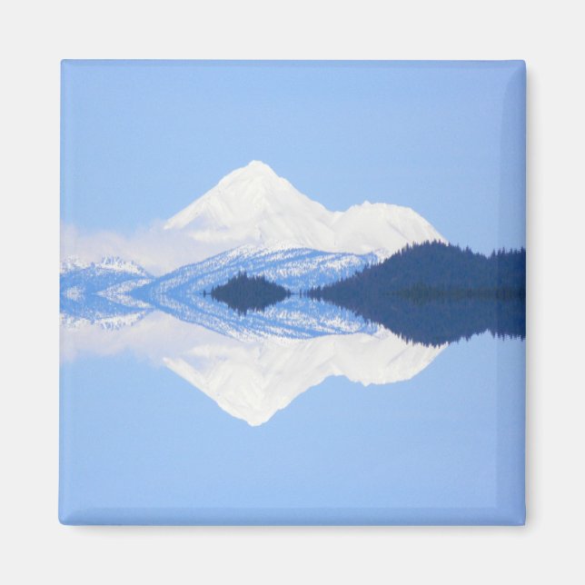 Mt. Shasta reflections.... Magnet (Front)