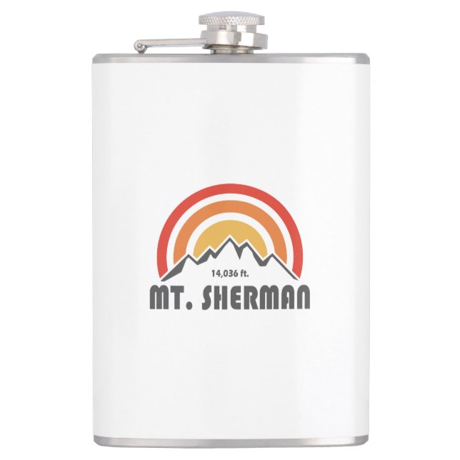 Mt. Sherman Hip Flask (Front)