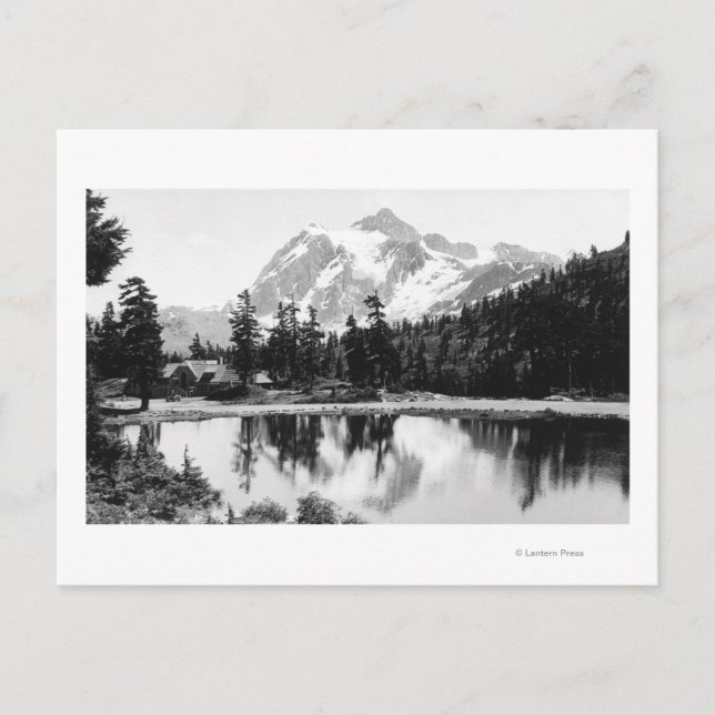 Mt. Shuksan and Mt. Baker Lodge Photograph Postcard (Front)