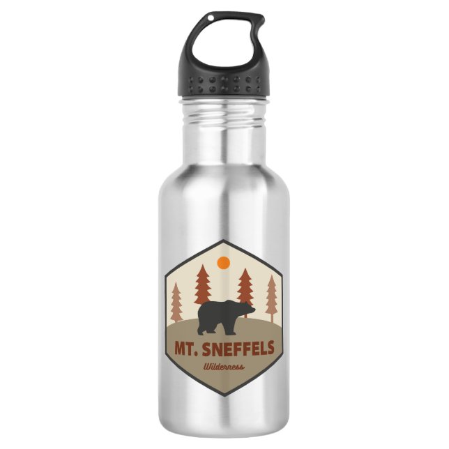 Mt. Sneffels Wilderness Colorado Bear 532 Ml Water Bottle (Front)