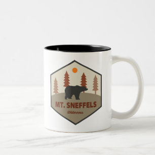 Mt. Sneffels Wilderness Colorado Bear Two-Tone Coffee Mug
