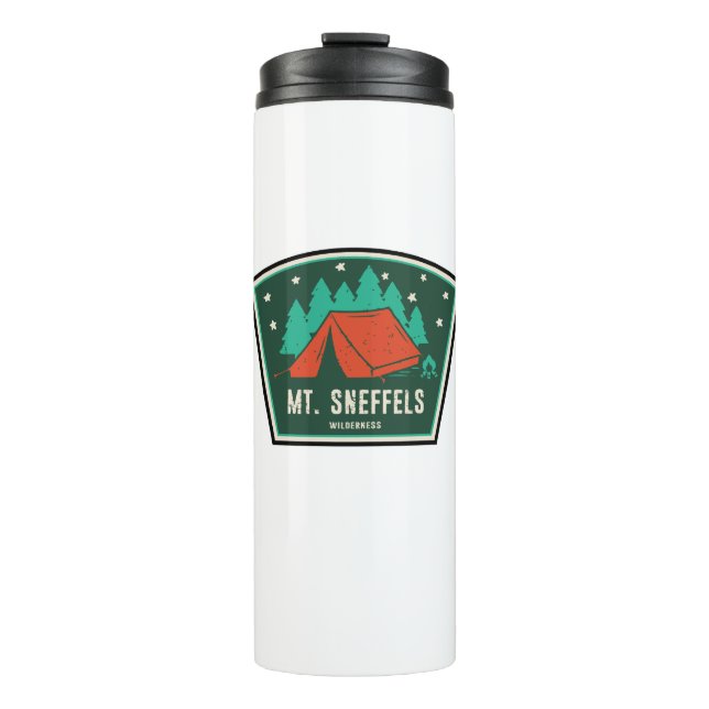 Mt. Sneffels Wilderness Colorado Camping Thermal Tumbler (Front)