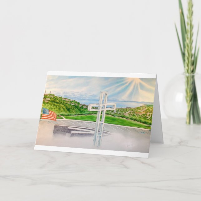 MT. SOLEDAD, LA JOLLA, CALIFORNIA CARD (Front)