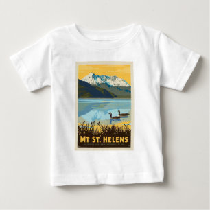 Mt St. Helens Washington Baby T-Shirt