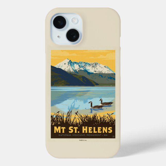 Mt St. Helens | Washington Case-Mate iPhone Case (Back)