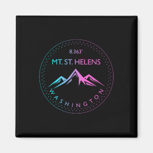 Mt. St. Helens Washington Mountain Climbing Hiking Magnet