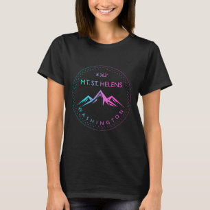 Mt. St. Helens Washington Mountain Climbing Hiking T-Shirt