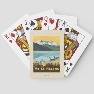 Mt St. Helens Washington Playing Cards