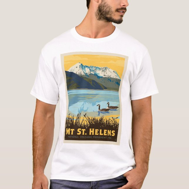 Mt St. Helens | Washington T-Shirt (Front)