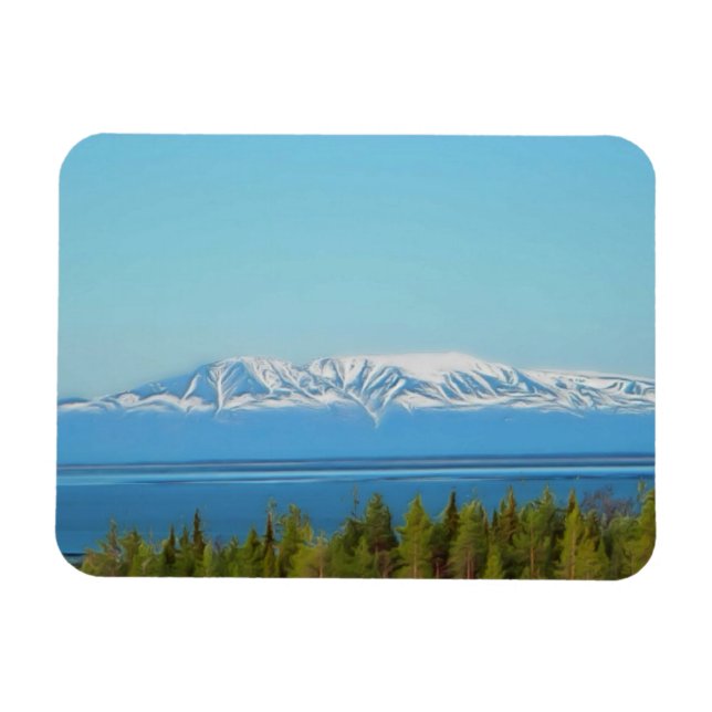 Mt. Susitna Magnet (Horizontal)
