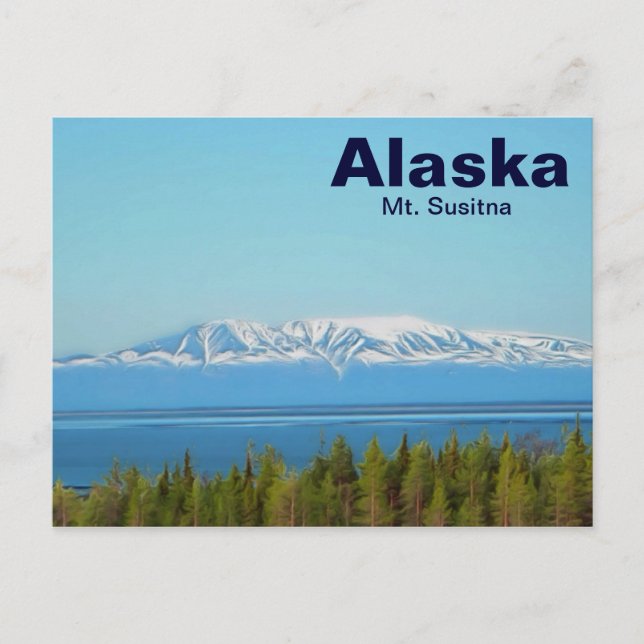 Mt. Susitna Postcard (Front)