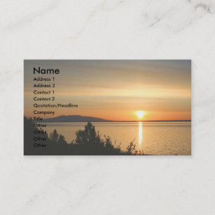 Mt.Susitna /Sleeping Lady Business Card
