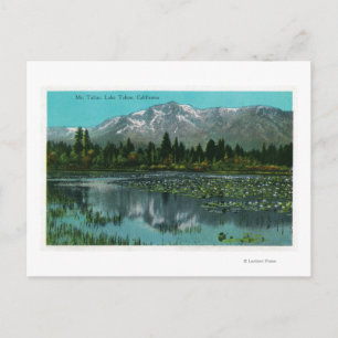Mt. Tallac and Lake Tahoe, California Postcard