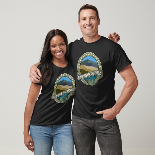 Mt Tamalpais Fan Club Design T-Shirt (Unisex)