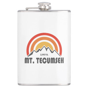 Mt. Tecumseh New Hampshire Hip Flask