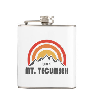 Mt. Tecumseh New Hampshire Hip Flask