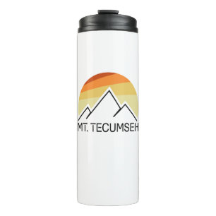 Mt. Tecumseh New Hampshire Retro Thermal Tumbler