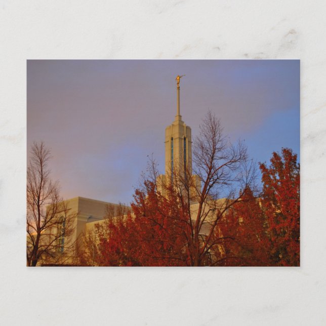 Mt. Timpanogos LDS Mormon Temple ,  Utah Postcard (Front)
