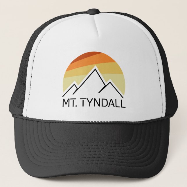 Mt. Tyndall California Retro Trucker Hat (Front)