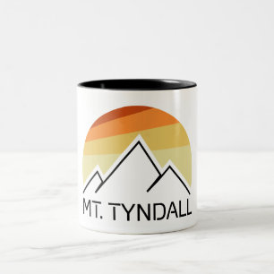 Mt. Tyndall California Retro Two-Tone Coffee Mug