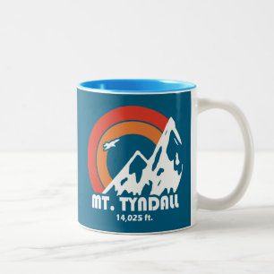 Mt. Tyndall California Sun Eagle Two-Tone Coffee Mug