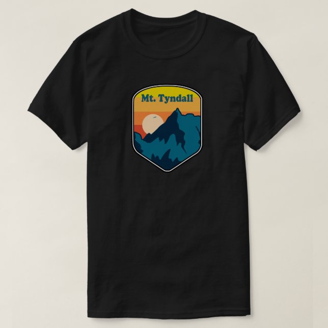 Mt. Tyndall California Sunrise T-Shirt (Design Front)