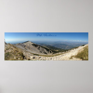Mt. Ventoux - Panorama view Poster