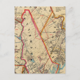 Mt. Vernon, E Chester, Pelham, New Rochelle, NY Postcard