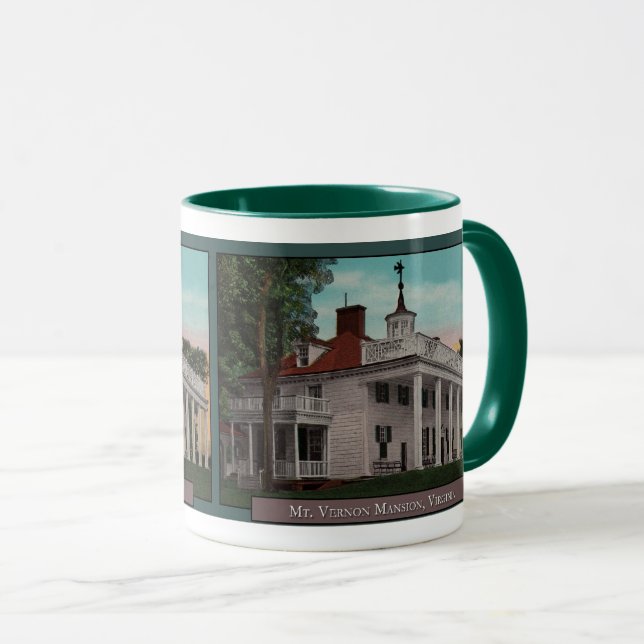 Mt. Vernon Vintage Coffee Mug (Front Right)