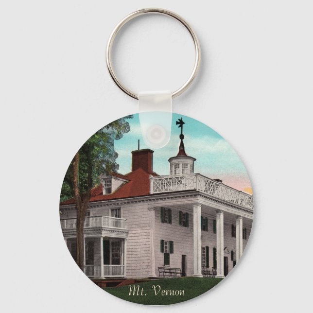Mt. Vernon Vintage Keychain (Front)