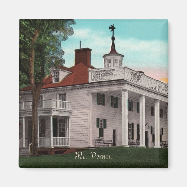 Mt. Vernon Vintage Magnet (Front)
